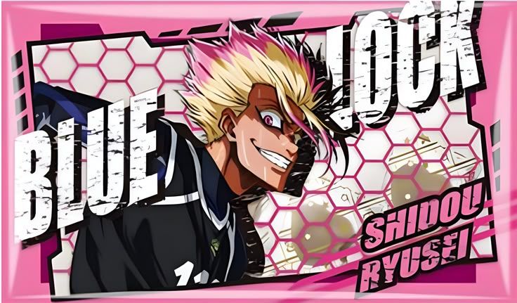 Ryusei Shidou from Blue Lock Characters displaying chaotic attacking style